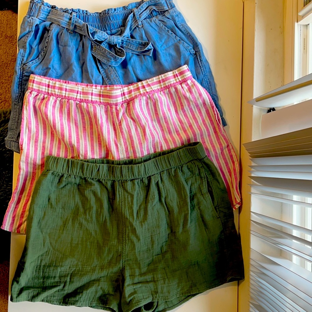 3 Pairs of shorts from this season Target